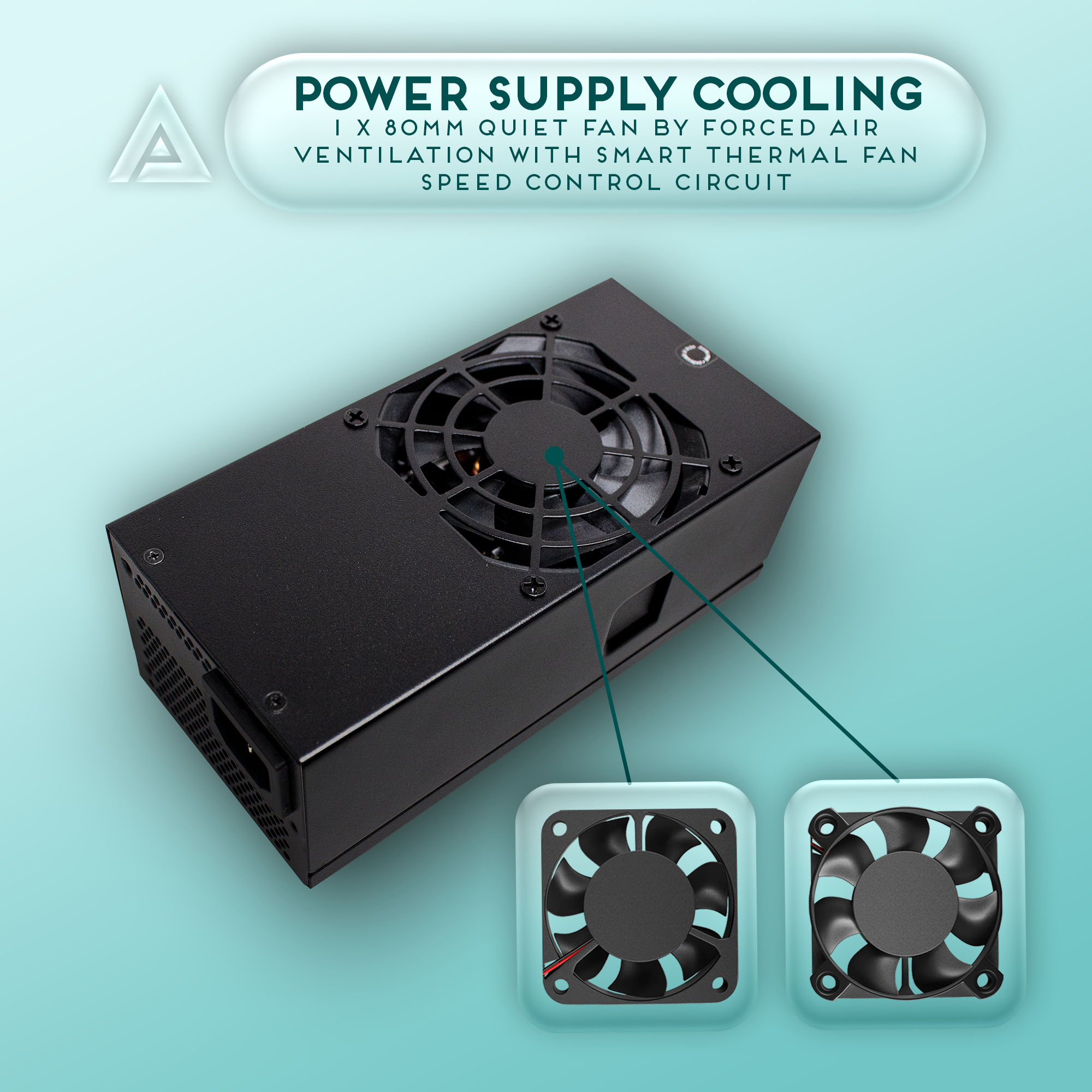 Apevia | TFX-PFC500W | 500W+ | Power Supply
